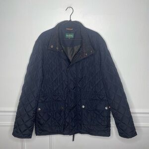 Alan Paine Felwell Quilted Navy Jacket Mens Size 2X-Large